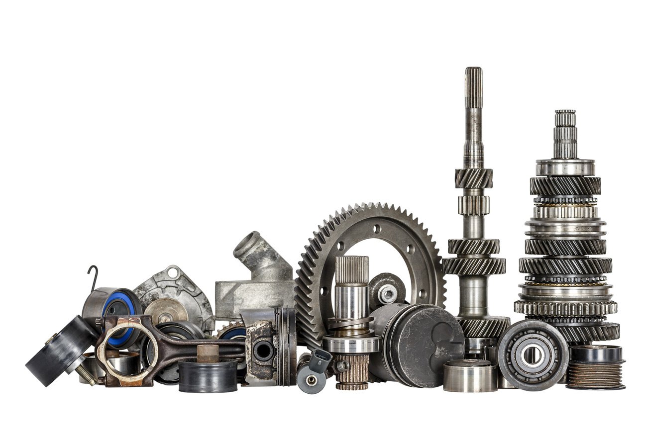Set of various car parts Image